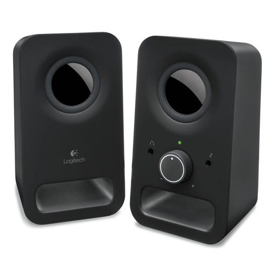 დინამიკი LOGITECH Audio System 2.0 Z150 EU Midnight Black დინამიკი LOGITECH Audio System 2.0 Z150 EU Midnight Black